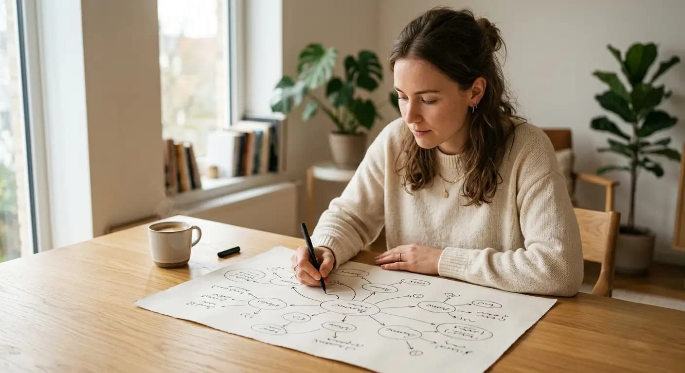 Mind Mapping for Mental Clarity: A Simple Practice for Overwhelmed Professionals