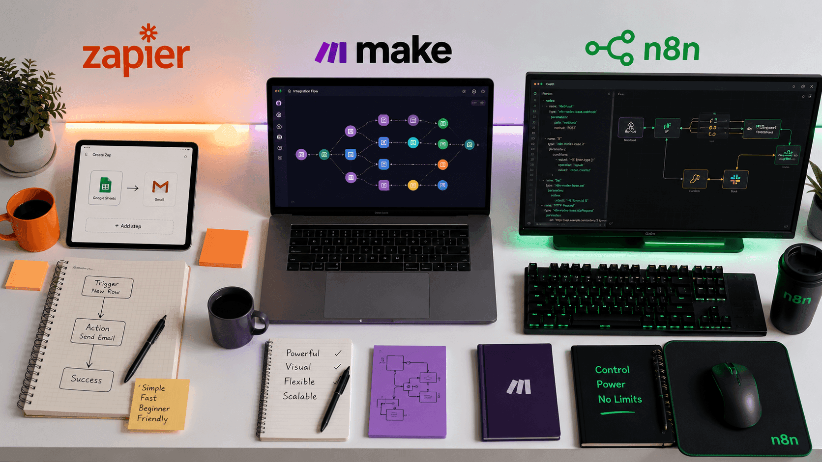 Zapier vs Make vs n8n: Which No-Code Automation Tool is Right for You?