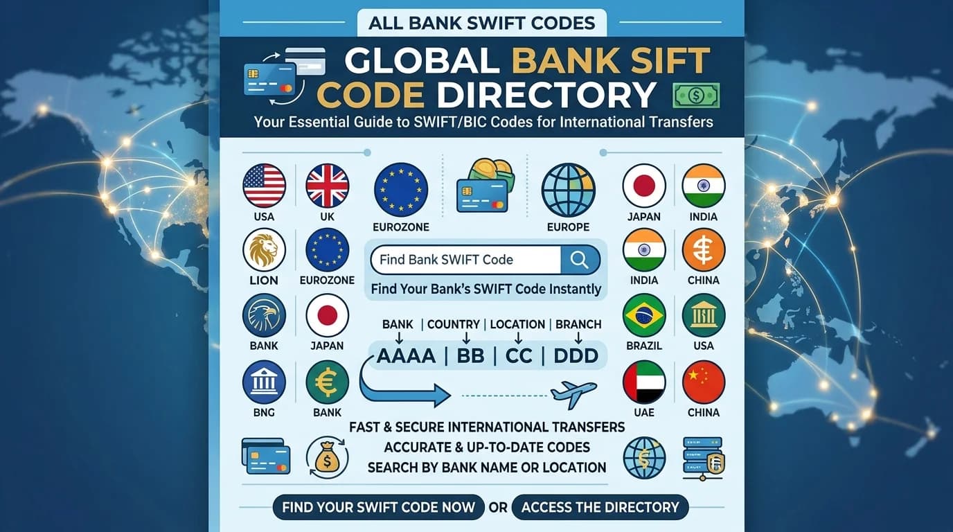 Complete List of Nigerian Bank SWIFT Codes (All Major Banks)
