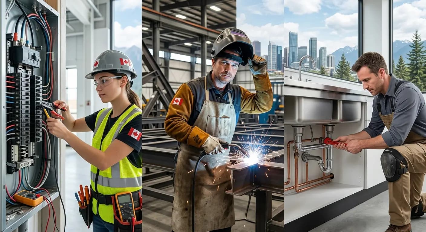 Skilled Trades Visa Guide: Electrician, Welder, and Plumber Jobs in Canada 2026