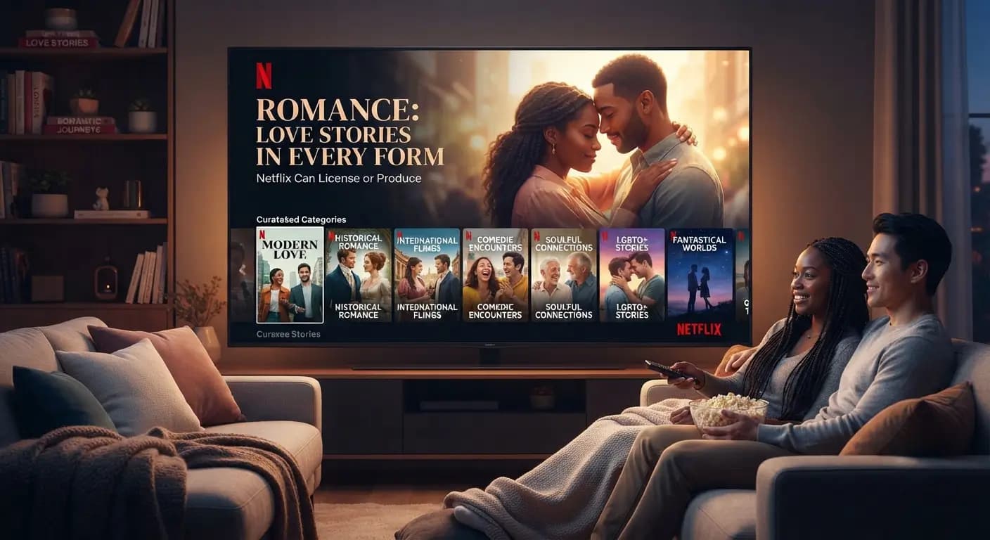 Romance Movies on Netflix: Love Stories in Every Form Netflix Can License or Produce