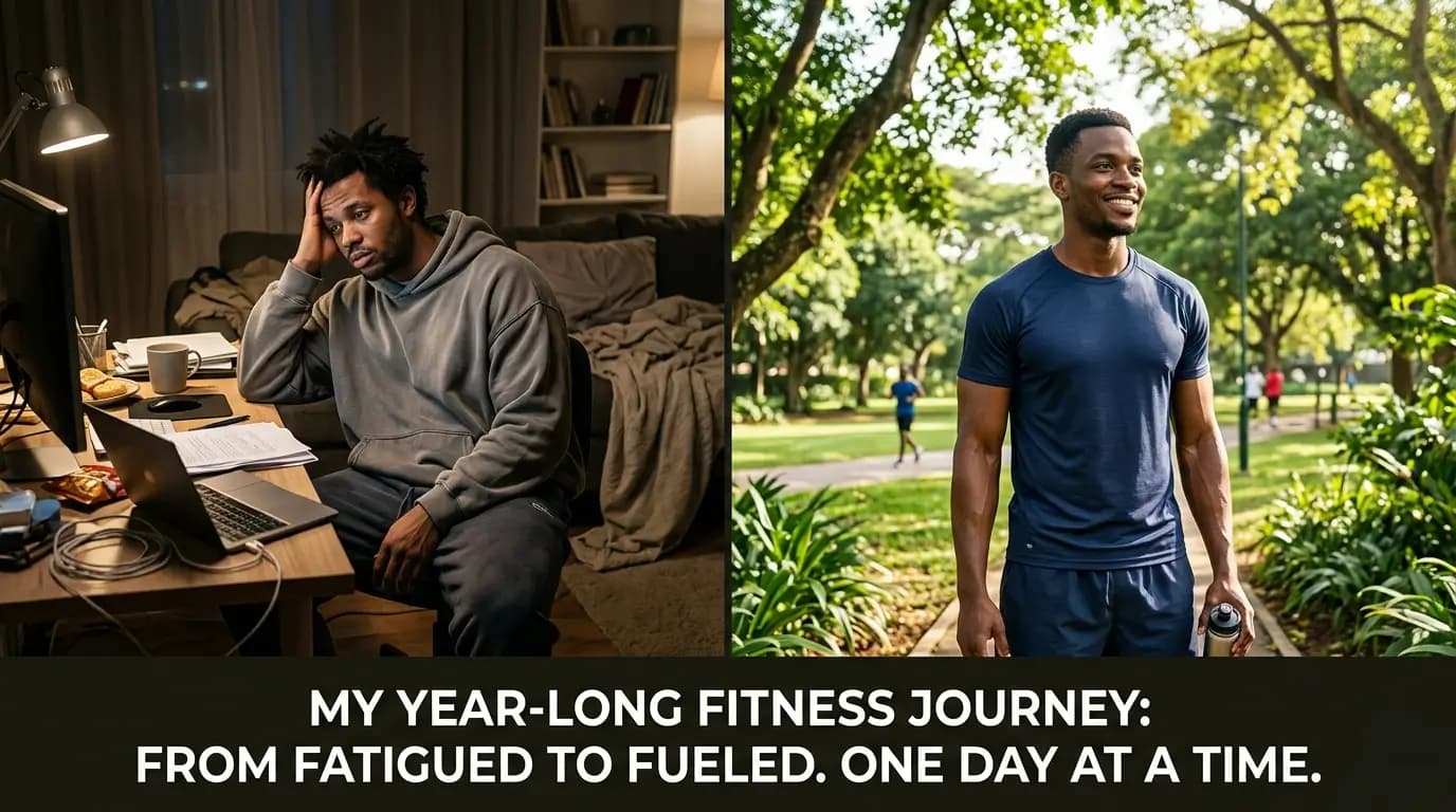 From Sedentary to Active: My One-Year Transformation (With Real Progress Photos)